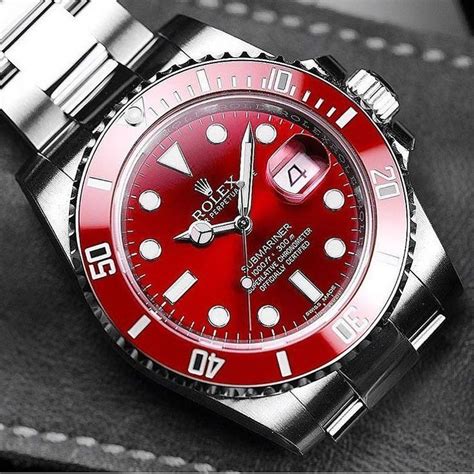 rolex red dail|rolex submariner red dial.